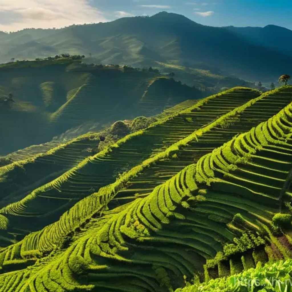 르완다 커피의 맛과 특징 - **Prompt 1: The Soul of Rwandan Coffee Terroir**
    "A stunning aerial view of the 'Land of a Thous...